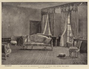 La stanza a Kensington Palace in cui è nata la Regina da Percy Macquoid